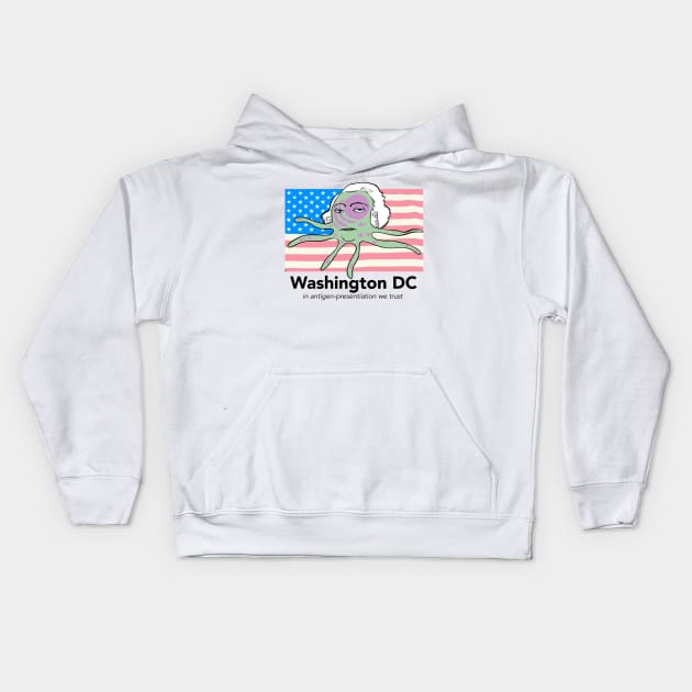 Star spangled dendrite Kids Hoodie by velica